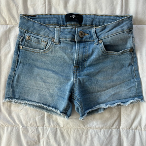 Girls Seven for All Mankind Jean Shorts Sz 10 - Picture 1 of 6